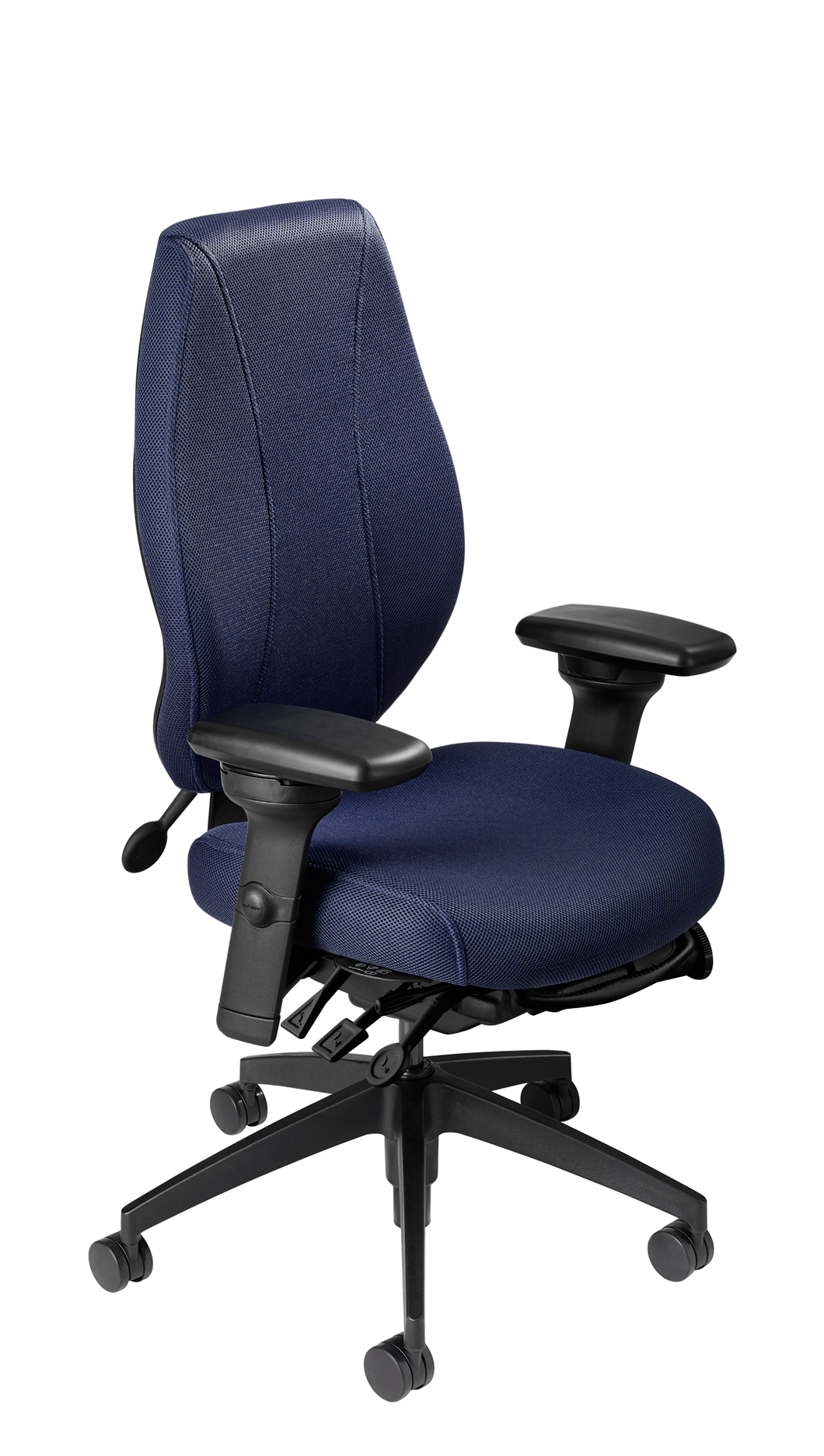 airCentric 2 with Multi Tilt Mechanism, Midnight Black Frame, AirKnit Navy Upholstery